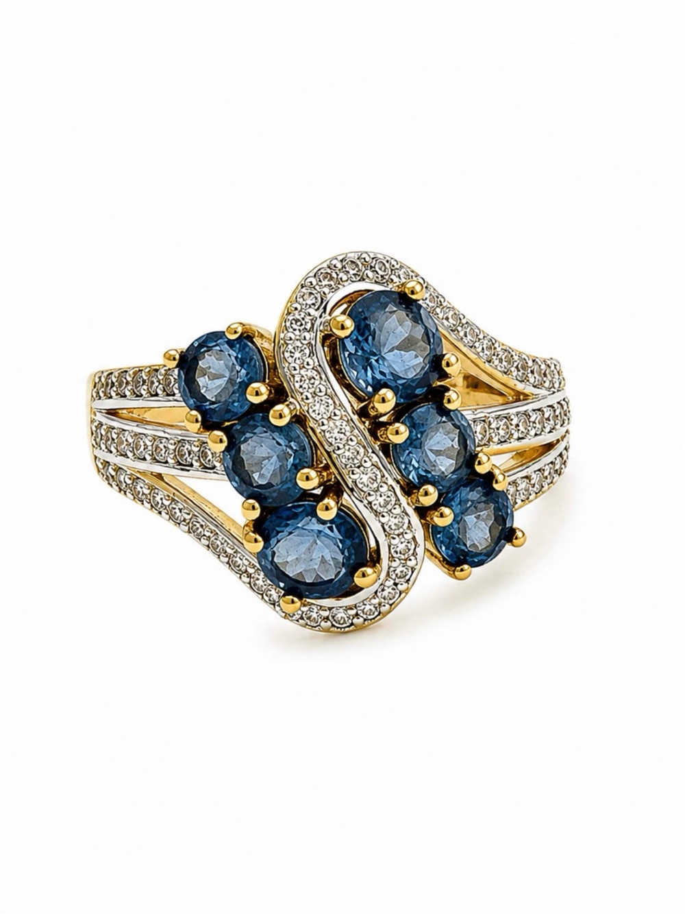 MACY’S • Blue Tanzanite Crystal September Birthstone Ring